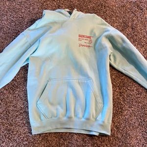 Bright Blue Post Malone Hoodie